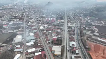 Turhal'da Eski Sanayi Sitesinde Yol Düzenlemesi