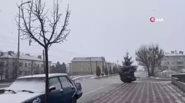 Çankırı'nın kuzey kesimlerinde kar yağışı etkili olmaya başladı