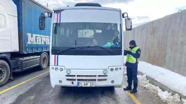 Ağrı'da 2023 yılında 399 bin 781 araç ve sürücü denetlendi