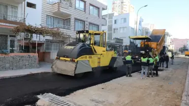Mersin Akdeniz ilçesinde asfalt plenti tesisi kuruldu