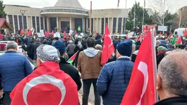 Kahramanmaraş'ta şehitler ve Gazze için yürüyüş düzenlendi