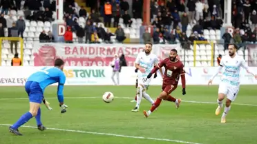 Bandırmaspor ve Erzurumspor FK Berabere Kaldı