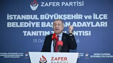 Zafer Partisi İstanbul ve 17 ilçedeki belediye başkan adaylarını tanıttı