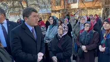 ADALET Bakanı Yılmaz Tunç, Bartın'da eniştesi Adil Şahin'in cenazesine katıldı