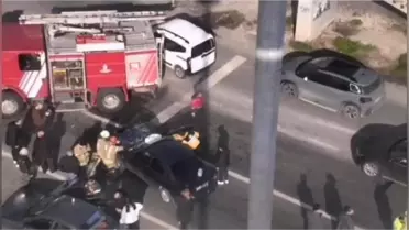 Büyükçekmece'de kaza: 10 kişi yaralandı