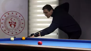 Sinop'ta Valilik Kupası 3 Bant Bilardo Turnuvası Sonuçlandı