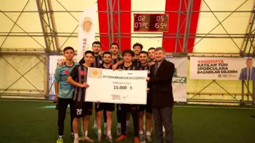 Afyonkarahisar Belediyesi Ödüllü Futbol Turnuvasının Kazananları Belli Oldu