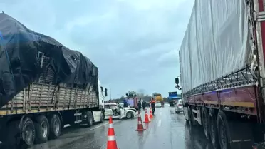 Osmaniye'de zincirleme trafik kazasında 2 kişi yaralandı