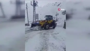 Siirt'te üç ilçenin kardan kapanan yolları ulaşıma açıldı