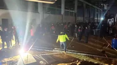Tekirdağ'da Fabrika İnşaatında Göçük: 2 İşçi Toprak Altında