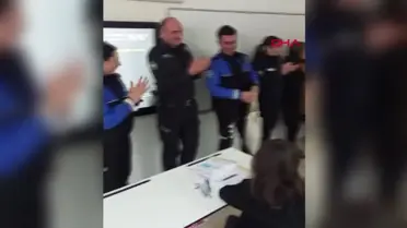 Şehit Polis Memurunun Oğluna Sürpriz Doğum Günü Kutlaması