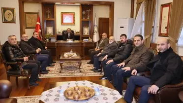 Tokat Belediye Başkanı Eyüp Eroğlu'na ziyaretler devam ediyor