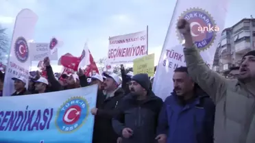 Türk Harb-İş Sendikası, askeri fabrikalarda düşük ücretler nedeniyle eylem yaptı