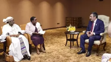 Cevdet Yılmaz, Uganda'da Küba ve Uganda yetkilileriyle görüştü