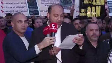 Türk Harb-İş İzmir Şubesi, düşük ücretlere ve ayrımcılığa karşı eylem yaptı