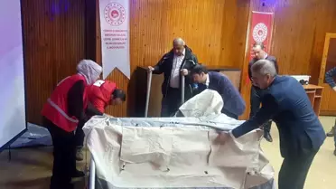 Erzurum Çevre, Şehircilik ve İklim Değişikliği İl Müdürlüğü çalışanlarına afet eğitimi verildi