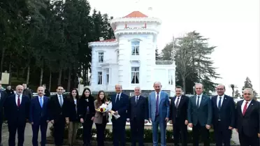 KKTC Cumhurbaşkanı Ersin Tatar, Atatürk Köşkü'nü ziyaret etti