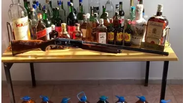 Tekirdağ'da 180 litre sahte içki ele geçirildi