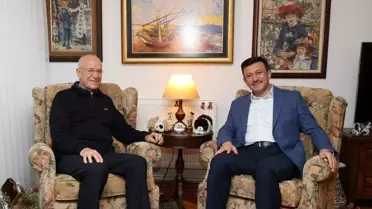 AK Parti İzmir Büyükşehir Belediye Başkan adayı Hamza Dağ, geçmiş dönem belediye başkanlarını ziyaret etti