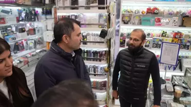 Murat Kurum, Beşiktaş çarşı esnafını ziyaret etti