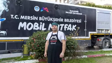Mersin Büyükşehir Belediyesi Mobil Mutfak Tırı Tarsus'ta