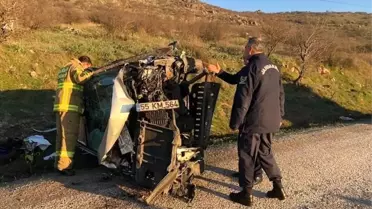 Balıkesir'de buzlanma sonucu kaza: 1 ölü, 8 yaralı