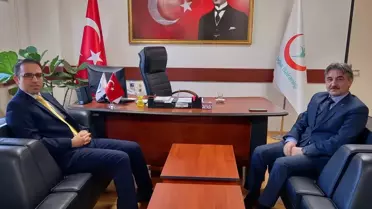 Beypazarı Kaymakamı, Beypazarı Devlet Hastanesi Başhekimi ile bir araya geldi