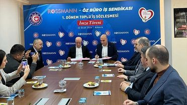 Dirk Rossmann ile Öz Büro İş Sendikası arasında toplu iş sözleşmesi imzalandı