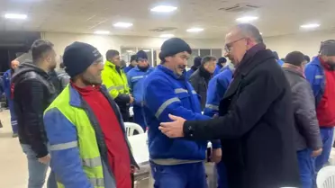 Turgutlu Belediye Başkanı Çetin Akın, Temizlik İşleri personeliyle kahvaltıda buluştu