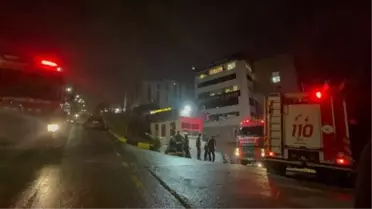 Gebze'deki demir çelik fabrikasında çıkan yangın itfaiye tarafından söndürüldü