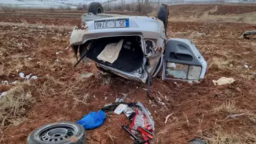 Emniyet kemeri sayesinde kaza yara almadan atlatıldı