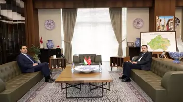 Kütahya Valisi Musa Işın, Tacikistan Büyükelçisi ile İş Birliği Görüşmeleri Yaptı
