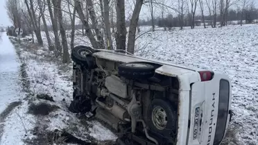 Tokat'ta trafik kazası: 2 kişi yaralandı