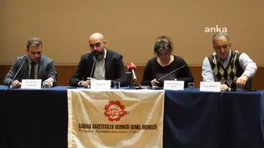 Tolga Şardan, Çgd'nin 'Gazetecilik Denince: Adalet, Demokrasi, Laiklik' Panelinde: 'Çok Ciddi Bir Baskı Sarmalı Altında Mesleği İdame Ettiriyoruz'