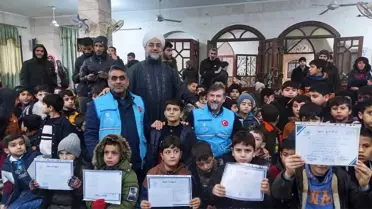 Zeytin Dalı Harekat Bölgesinde 'Hafızlık Yarışması' düzenlendi