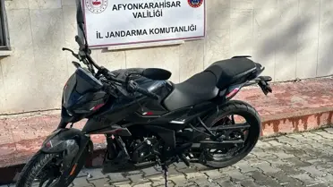 Afyonkarahisar'da Çalıntı Motosiklet Şüphelisine Adli İşlem Uygulandı