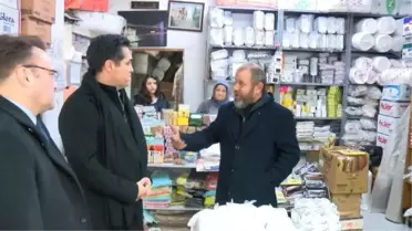 İYİ Parti İstanbul Büyükşehir Belediye Başkan Adayı Buğra Kavuncu Sarıyer'de Esnaf Ziyaretinde Bulundu