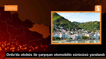 Ünye'de trafik kazası: Bir kişi yaralandı