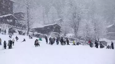 Rize'de Ayder Kar Festivali Başladı