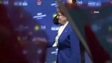 İYİ Parti Genel Başkanı Akşener: 'Sanki seçime değil savaşa gidiyoruz'