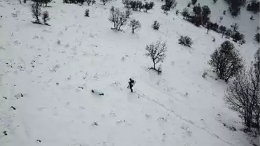 Tunceli'de Kaçak Avcı Dron İle Yakalandı