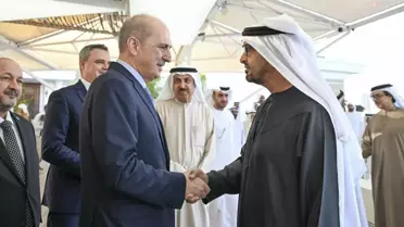 TBMM Başkanı Numan Kurtulmuş, Birleşik Arap Emirlikleri'nde Devlet Başkanı Şeyh Mohamed Bin Zayed Al Nahyan'ı ziyaret etti