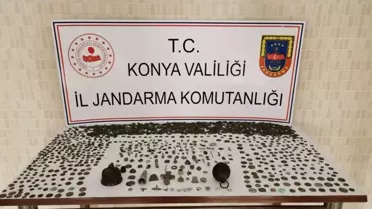 Konya'da tarihi eser operasyonu: 3 şüpheli gözaltına alındı