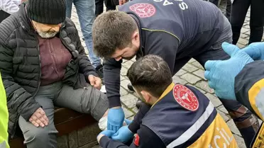 Trabzon'da sahipsiz köpeğin ısırması sonucu yaralanan kişi tedavi altına alındı