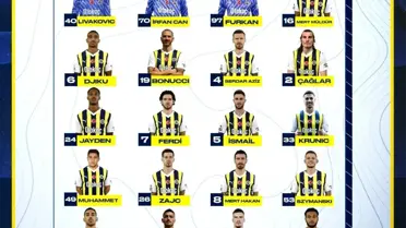 Fenerbahçe'nin Antalyaspor maçı kamp kadrosu açıklandı