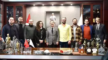 Tepebaşı Belediye Başkanı Ahmet Ataç, TMMOB Mimarlar Odası Eskişehir Şube Başkanı ve yönetimini ağırladı