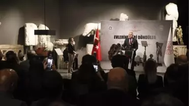 Türkiye'ye Geri Getirilen 42 Eser Antalya Müzesi'nde Sergilendi