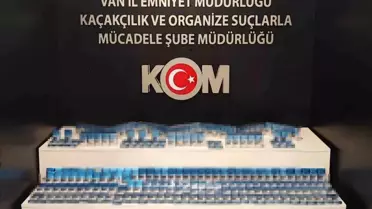 Van'da Polis Operasyonunda Gümrük Kaçağı Malzemeler Ele Geçirildi