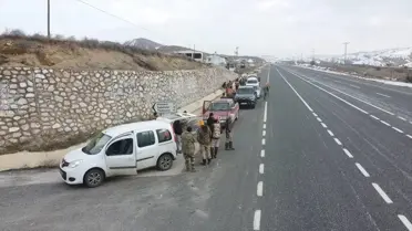 Keban ilçesinde yaban domuzlarına karşı sürek avı gerçekleştirildi
