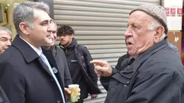 AK Parti Batman Belediye Başkan adayı esnafı ziyaret etti